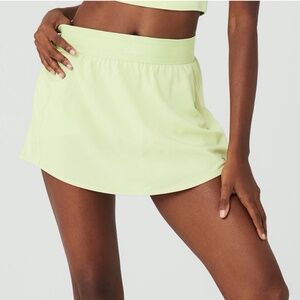 Alo Match Point Tennis Skirt- Iced Green Tea